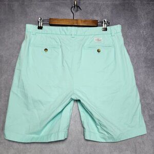 Vineyard Vines Breaker Shorts Mens 34‎ Aqua Blue Chino Classic Summer Casual